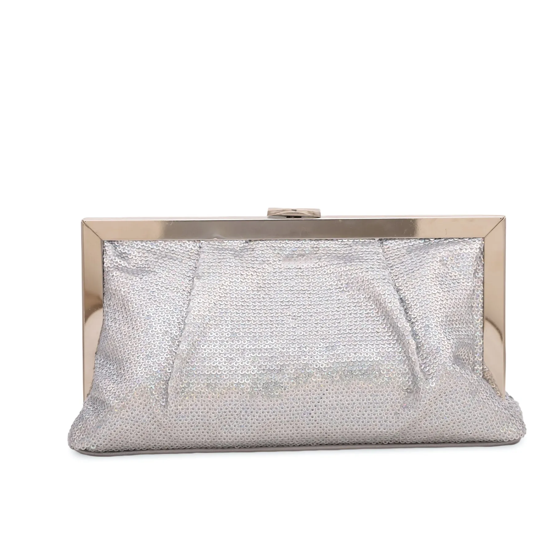 AB Silver Fancy Clutch P23837