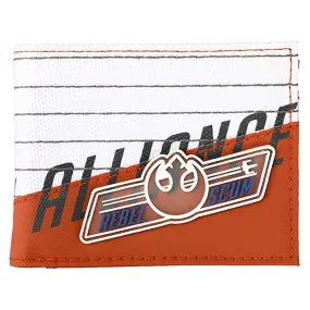 Bioworld Star Wars Rebel Alliance Rubber Patch Bifold Wallet