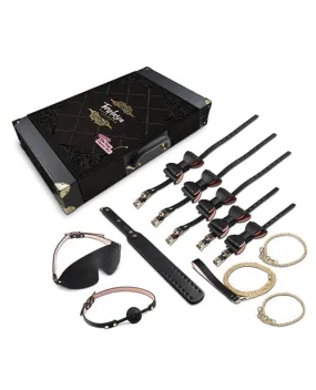 Blush Temptasia Safe Word Bondage Kit with suitcase - Black