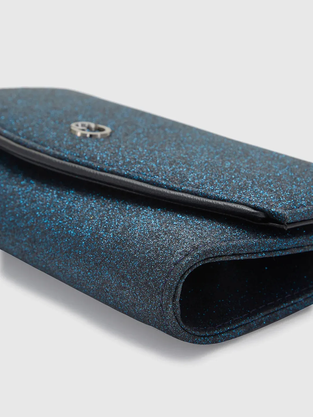 Caprese Junie Flapover Clutch Medium Navy