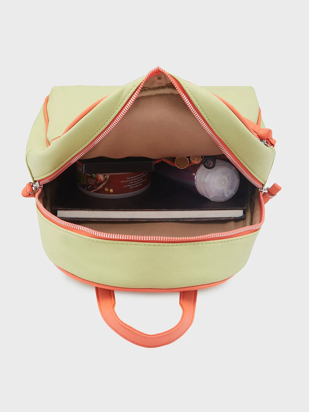 Caprese Mia Fashion Backpack Medium Pistachio