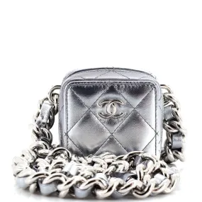 CHANEL Like A Wallet Clutch With Chain Quilted Gradient Metallic Lambskin Mini