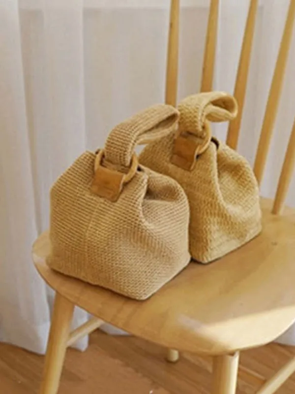 Chicmy-Casual Simple Weave Handbag