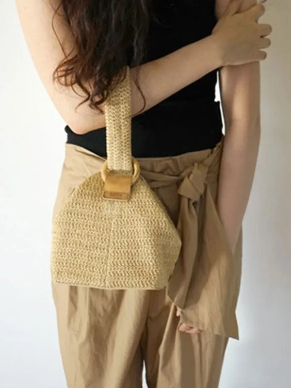 Chicmy-Casual Simple Weave Handbag