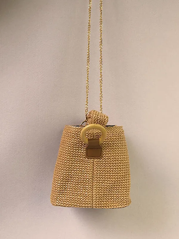 Chicmy-Casual Simple Weave Handbag