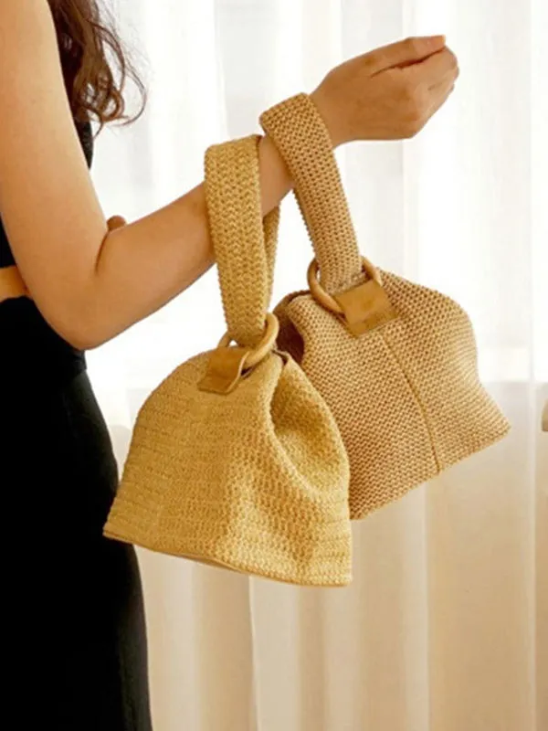 Chicmy-Casual Simple Weave Handbag