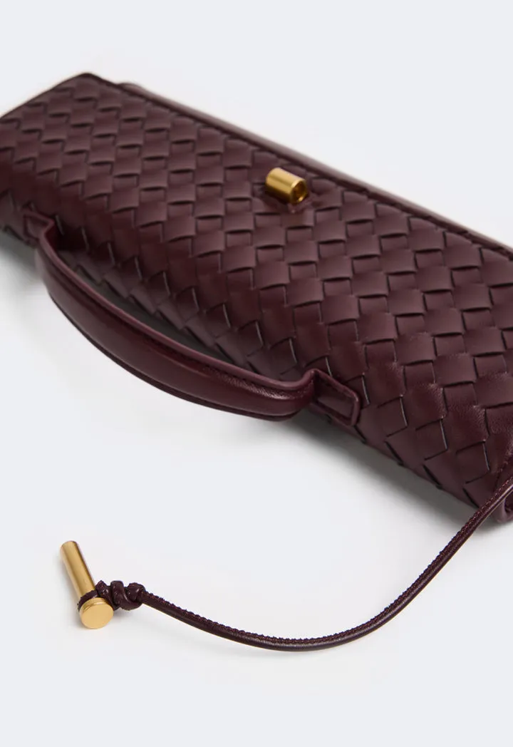 Choice Top Handle Long Clutch Burgundy