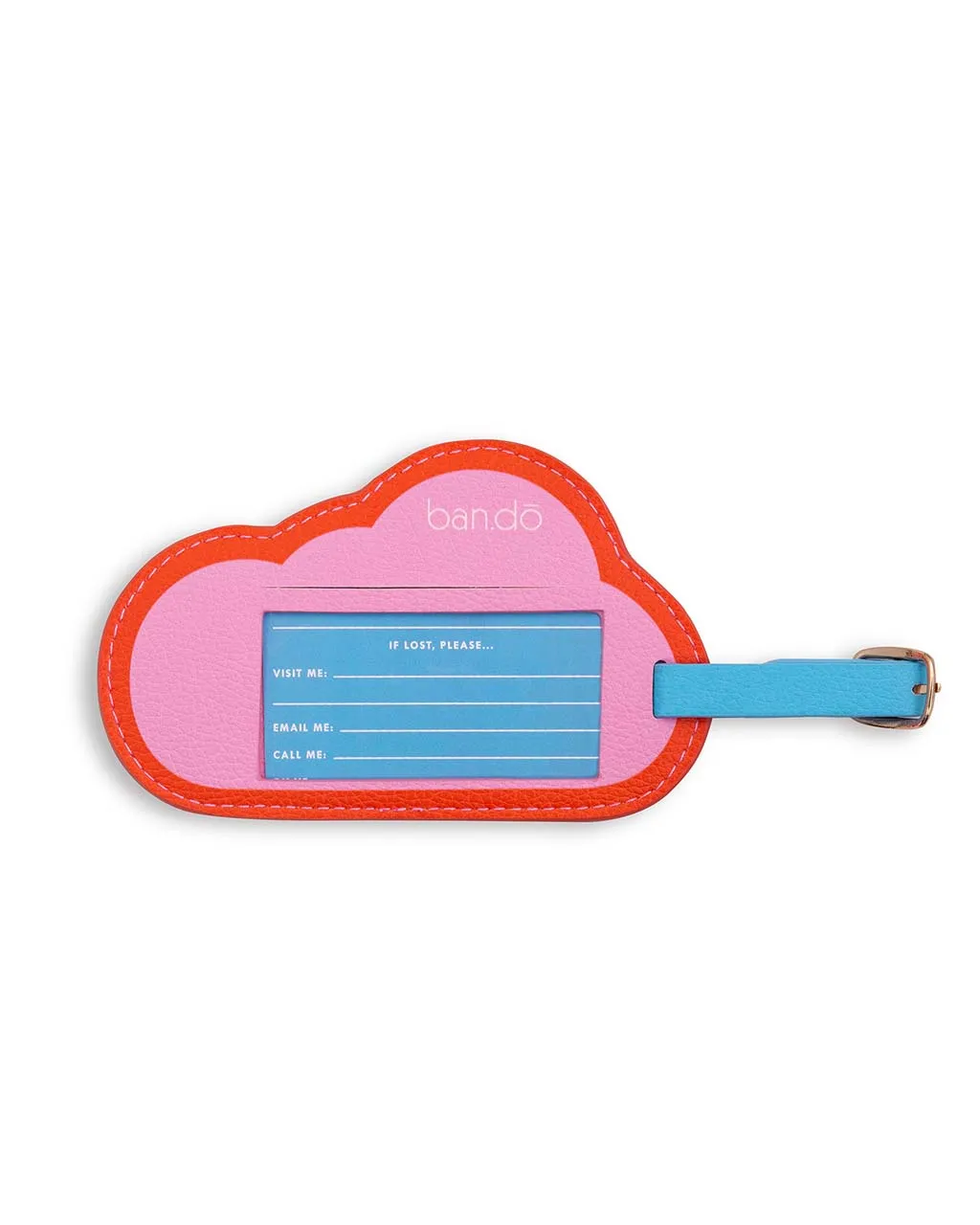 Getaway Shaped Luggage Tag - Head in the Clouds