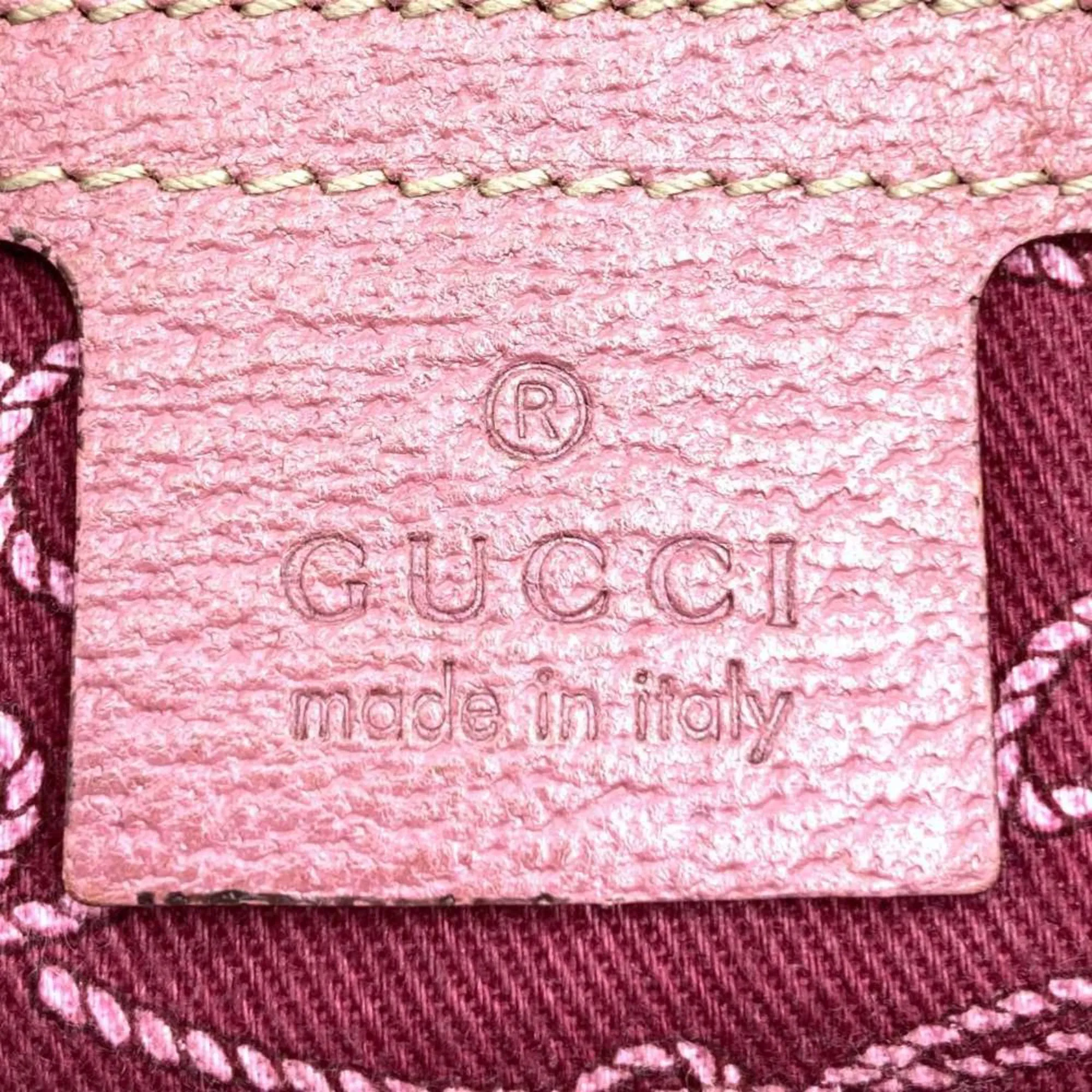 GUCCI Canvas Charmy Handbag Purse