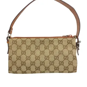 Gucci GG canvas Overall Canvas Brown Shoulder Purse Handbag