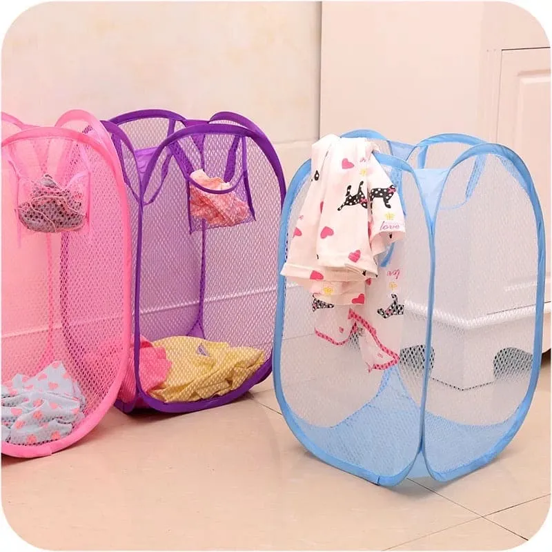 Laundry Basket, Dirty Clothes Storage Basket, Foldable Washing Basket Bag