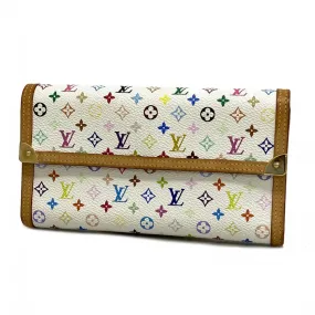 Louis Vuitton Porte Trésor International Multi White Wallet