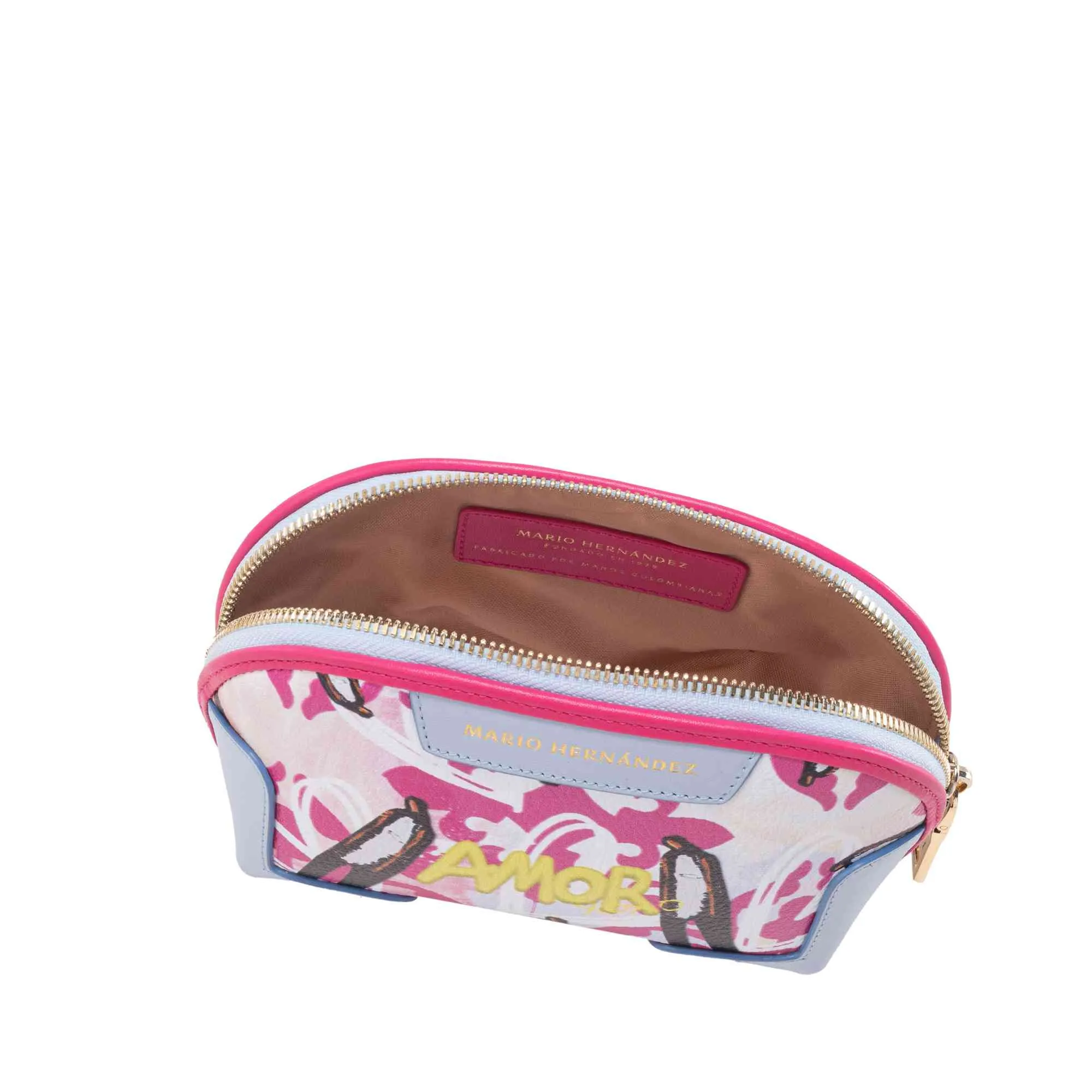 MAKEUP BAG SMALL AMOR FUCSIA