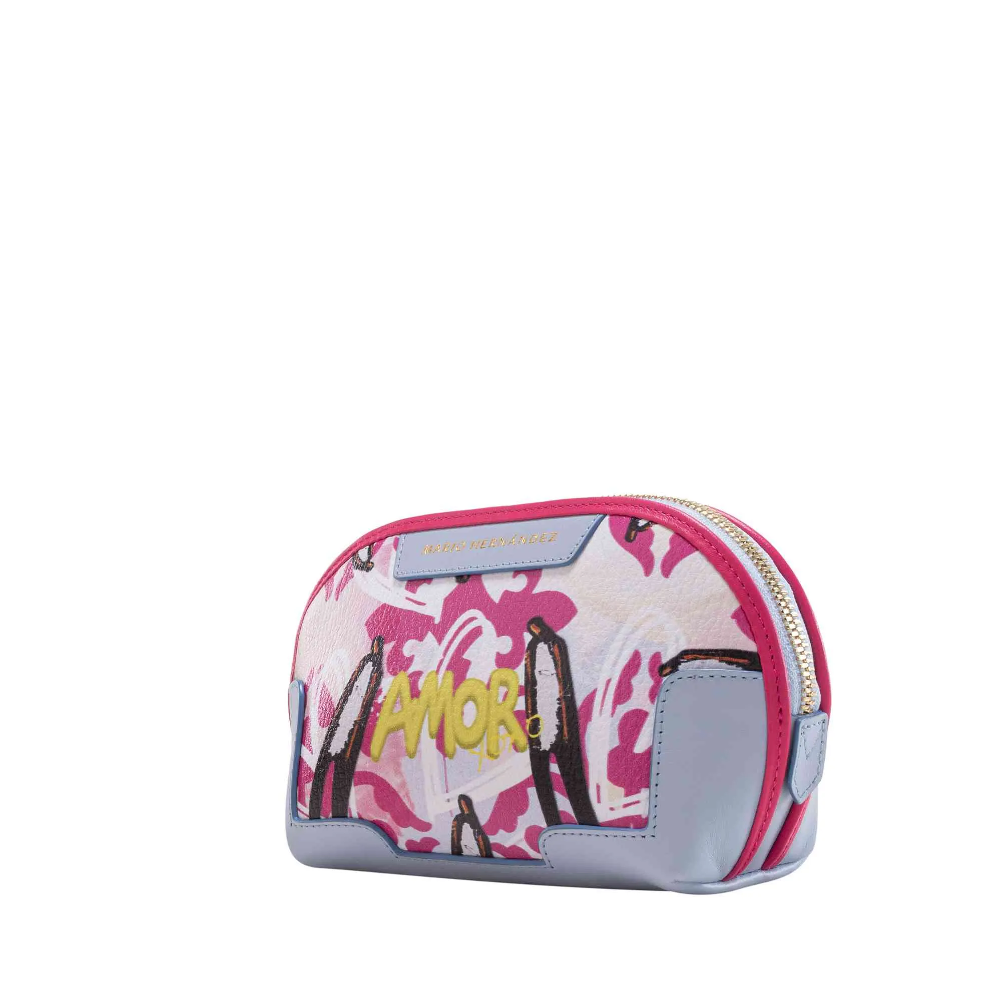 MAKEUP BAG SMALL AMOR FUCSIA