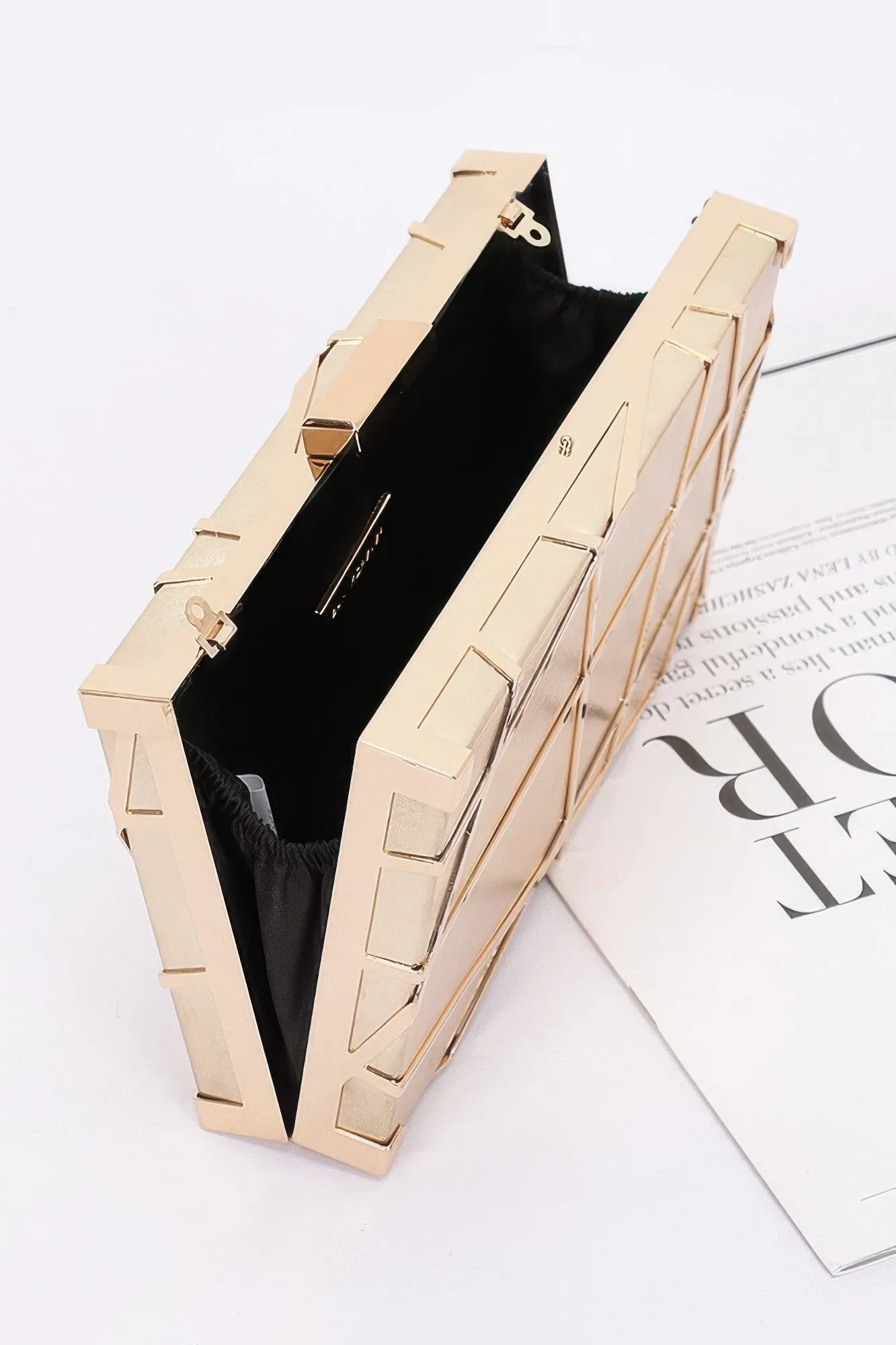 Metal Case Metallic Clutch