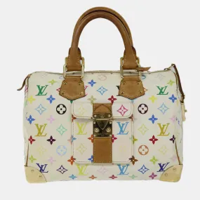 Multicolour Canvas Speedy 30 handbag