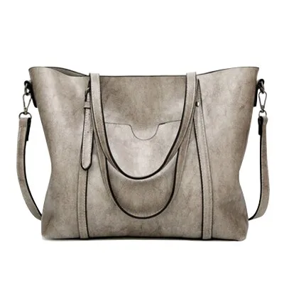 Oil wax Women's Leather Handbags