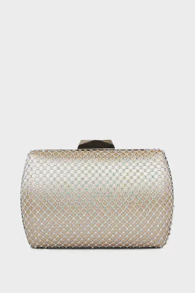 Party Wear Clutch B20771-Champagne