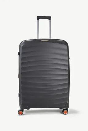 Rock Sunwave Expandable Spinner Large Suitcase 79cm - Charcoal