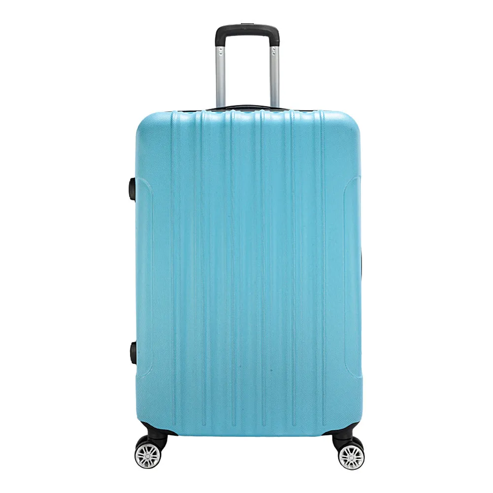 RONSHIN 3pcs 3-in-1 Large Capacity Traveling Storage Suitcase Blue