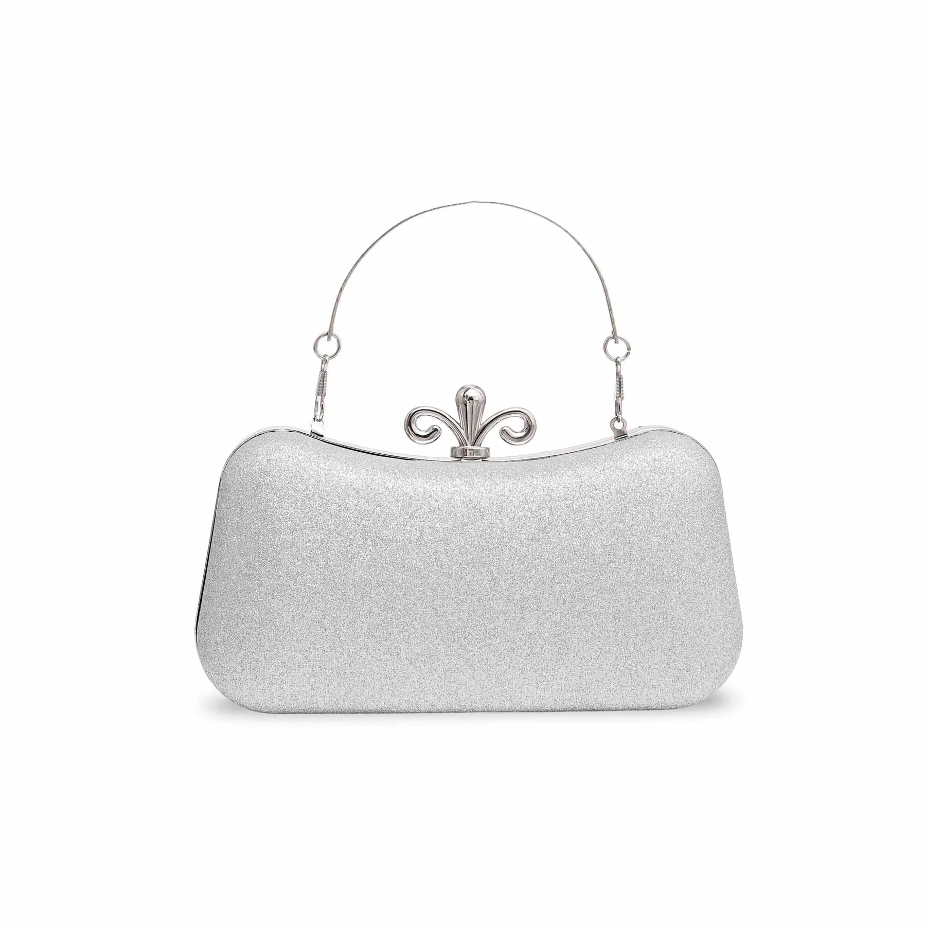 Silver Bridal Clutch P15564