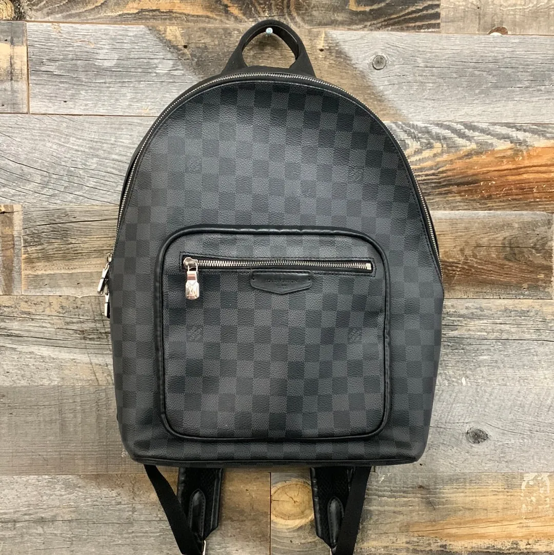 Trendy Inspired Louis Vuitton Josh Graphite Damier Backpack