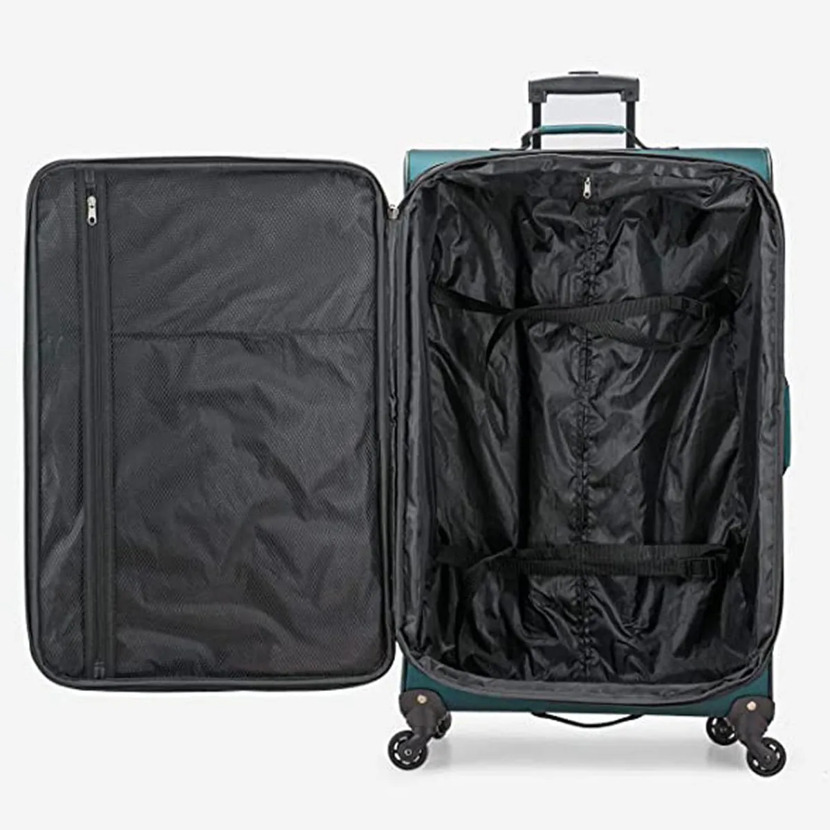 U.S. Traveler Aviron Bay Expandable Softside Luggage with Spinner Wheels, 3 Piece